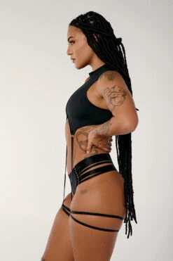 CXIX Dopamine Garter Top -Black 8 CXIX Dopamine Garter Top -Black -Rad Store Dopamine garter top black cxix feleing high bottoms 873da112 0767 4b0a 8144 e16f9d274449 1