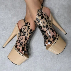 Hella Heels Make It Reign 7inch Stilettos - Sand -Rad Store EmpireKicksMakeitReignSand7inchpoledanceShieldStiletto 6