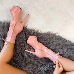 Hella Heels LipKit Open Toe 7inch Boots - Candy Shop -Rad Store File 015 Edit