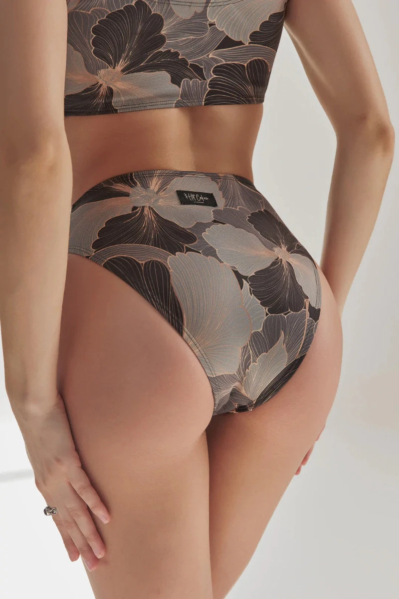 HotCakes Polewear Neoprene Bottoms - Dark Peonies 4 HotCakes Polewear Neoprene Bottoms - Dark Peonies - Image 2