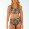 AMBR Designs Eco Crop Top - Gingham -Rad Store IMG 0055 2