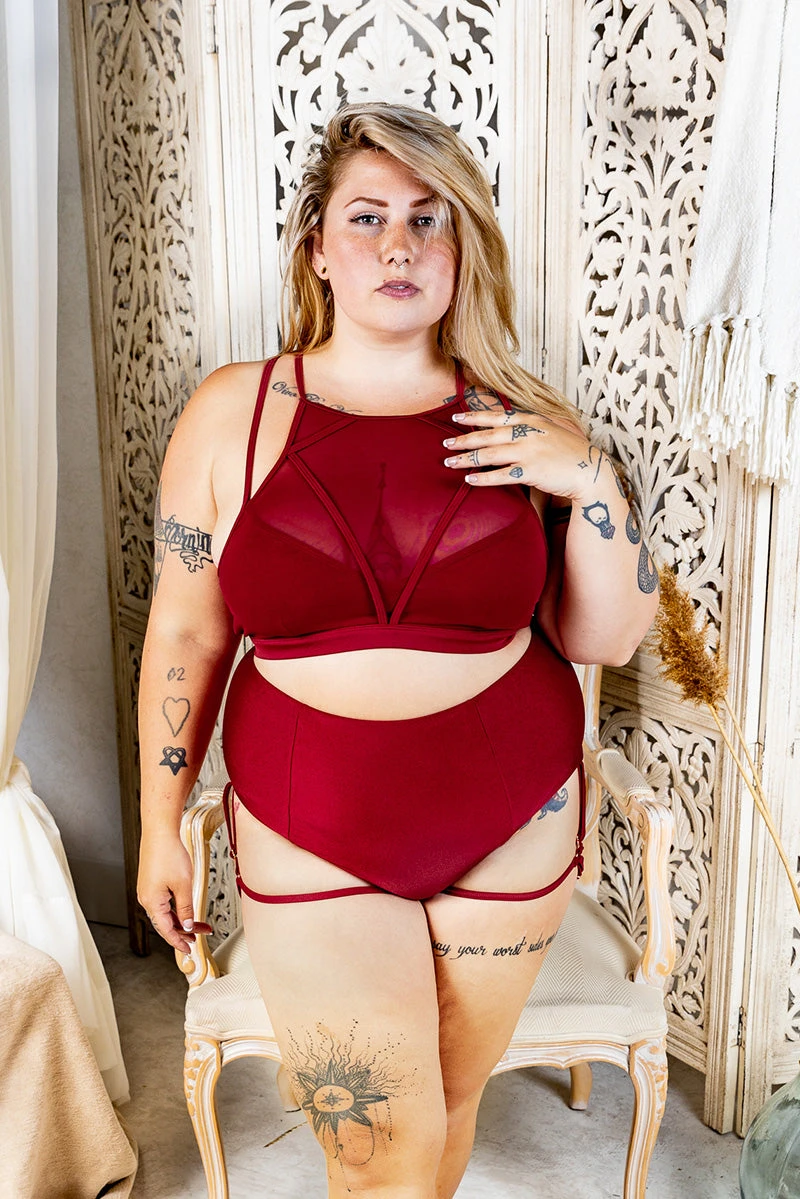 Chantay Polewear Vortex Top - Bordeaux 5 Chantay Polewear Vortex Top - Bordeaux - Image 3