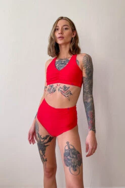 Pole Addict Scrunch Butt Basic High Waist Shorts - Red 8 Pole Addict Scrunch Butt Basic High Waist Shorts - Red -Rad Store IMG 3941 f61df2c1 94bf 4d3e abaa ed6d8910d65f