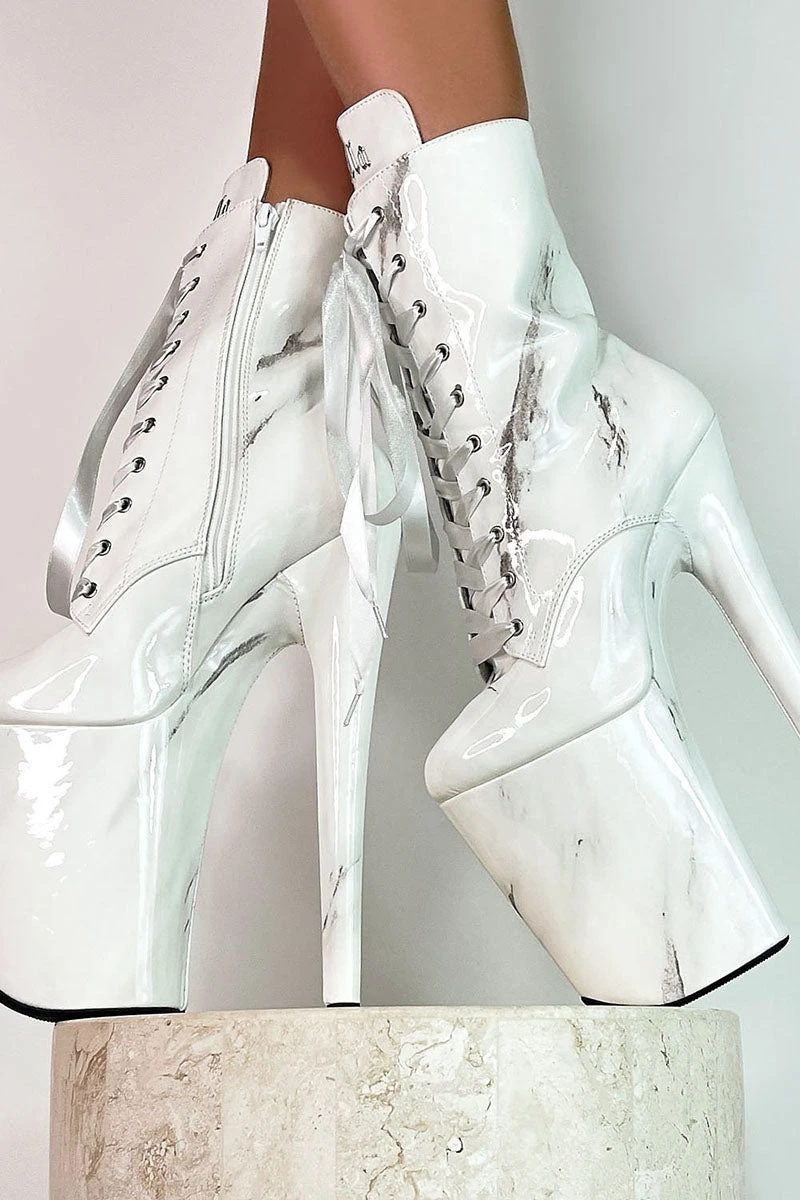 Hella Heels Renaissance 8inch Boots - Faith 5 Hella Heels Renaissance 8inch Boots - Faith - Image 3