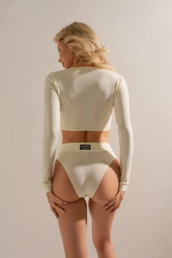 Shark Polewear Mesh Tahiti Shorts - Cream -Rad Store IMG 4449