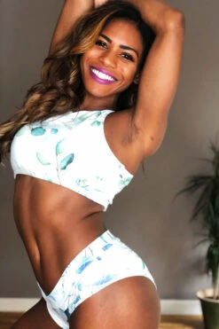 The Enviro Co. High Neck Crop Top - Daintree Day -Rad Store IMG 5058