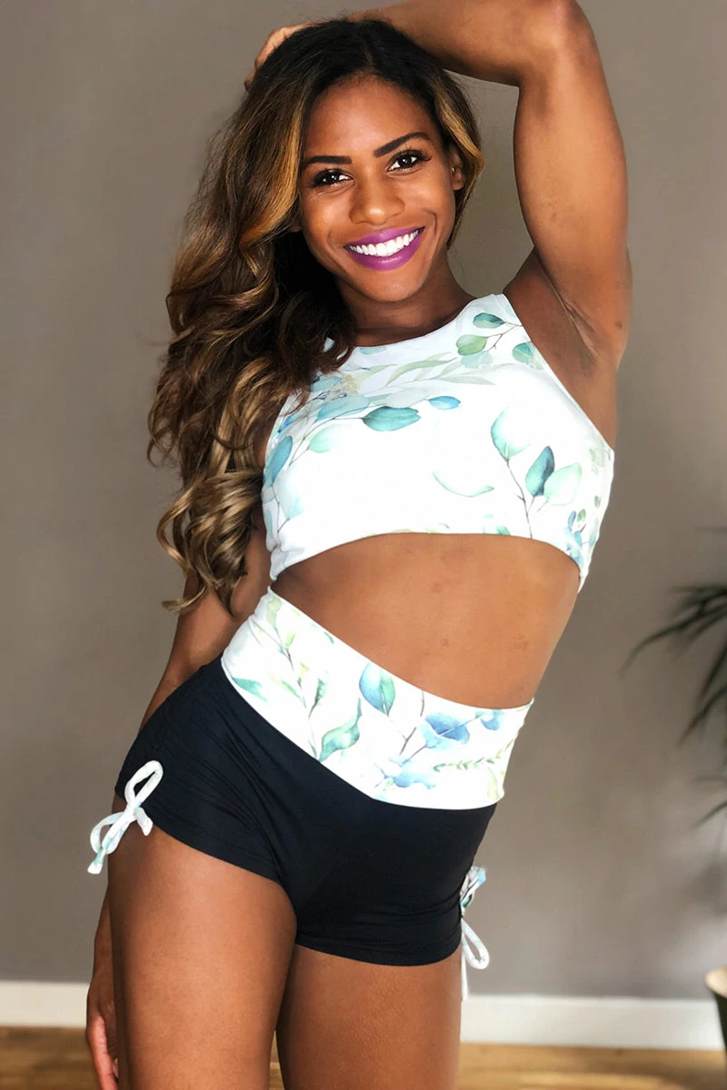 The Enviro Co. High Neck Crop Top - Daintree Day 4 The Enviro Co. High Neck Crop Top - Daintree Day - Image 2