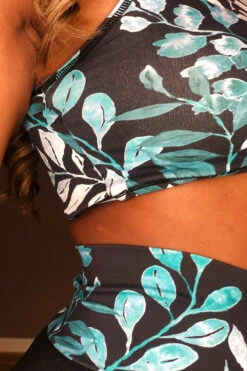 The Enviro Co. High Neck Crop Top - Daintree Night -Rad Store IMG 5067