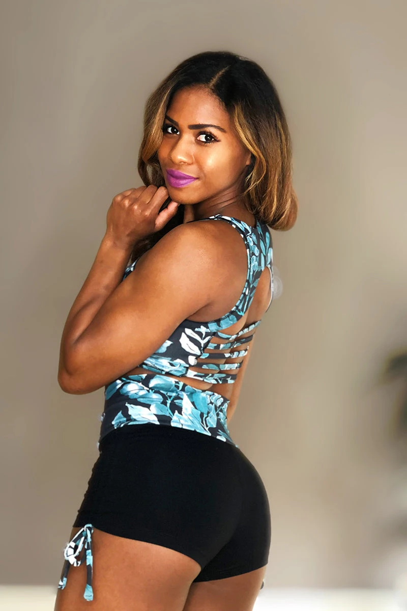 The Enviro Co. Drawstring Shorts - Daintree Night 4 The Enviro Co. Drawstring Shorts - Daintree Night - Image 2