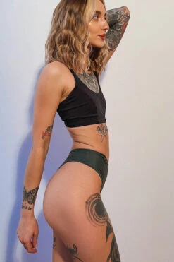 Pole Addict Bliss Shorts - Emeralde -Rad Store IMG 7794