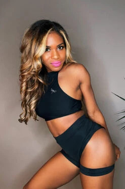 REV ACTIV Bomb Garter Shorts - Black -Rad Store IMG 8058 1