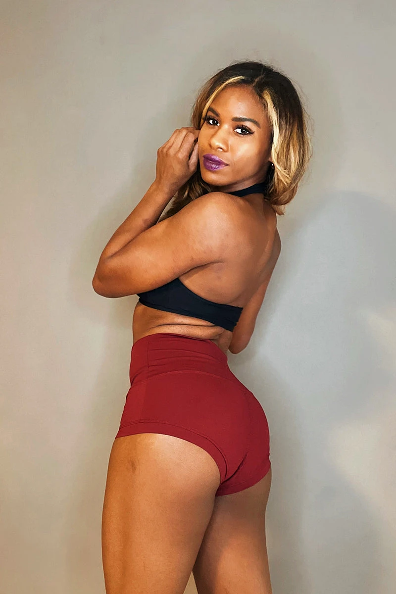 The Enviro Co. Smoove Shorts - Wine 4 The Enviro Co. Smoove Shorts - Wine - Image 2