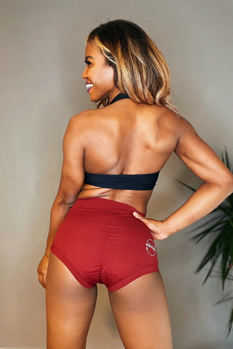 The Enviro Co. Smoove Shorts - Wine 8 The Enviro Co. Smoove Shorts - Wine - Image 6