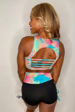 The Enviro Co. Drawstring Shorts - Tropical Vibes -Rad Store IMG 8265