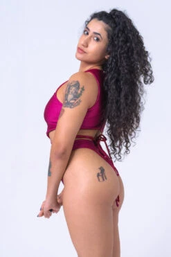 Sorte Infinity Bodysuit - Reversible Poppy Red 16 Sorte Infinity Bodysuit - Reversible Poppy Red -Rad Store INFINITY Red Pink 2