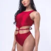 Sorte Infinity Bodysuit - Reversible Poppy Red 1 Sorte Infinity Bodysuit - Reversible Poppy Red -Rad Store INFINITY Red Pink 6