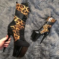 Hella Heels EmpireKicks 8inch Boots - Black -Rad Store Kicks Black Leopard 8 inch 5 1512x 022aab52 eda8 48ec a415 12a7ec8acbd0 1