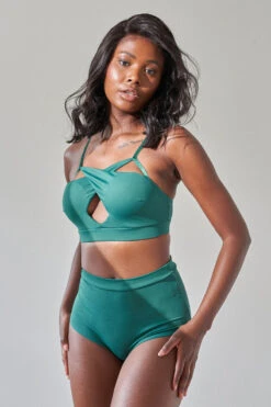 Lunalae High Waist Shorts - Recycled Emerald 8 Lunalae High Waist Shorts - Recycled Emerald -Rad Store Luna Lae 07 0413 1 2bc3a30f f097 4631 9d3f db6969f47b40