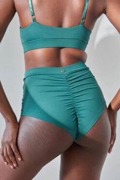 Lunalae High Waist Shorts - Recycled Emerald 7 Lunalae High Waist Shorts - Recycled Emerald -Rad Store Luna Lae 07 0429