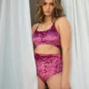 Lunalae Delphine Top - Rose Velvet