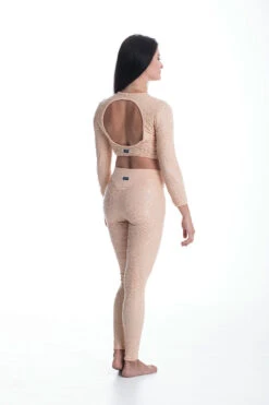 Paradise Chick Superhero Series Ultra Grip Leggings - Beige Leopard -Rad Store MG 1842 copy 1