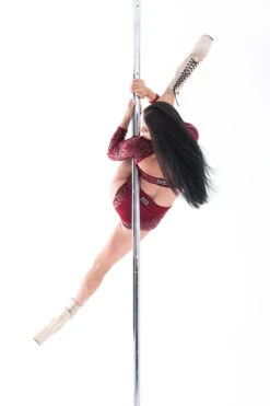 Paradise Chick Superhero Series Ultra Grip Crop Top - Cherry Leopard -Rad Store MG 1902 copy