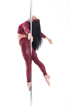 Paradise Chick Superhero Series Ultra Grip Crop Top - Cherry Leopard -Rad Store MG 1963 copy