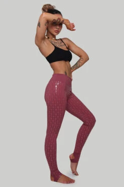 CXIX Gecko Grip Leggings - Mauve -Rad Store MauveGeckoGrip5 1