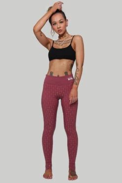 CXIX Gecko Grip Leggings - Mauve -Rad Store MauveGeckoGrip6 1