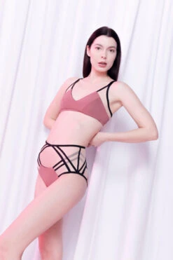 MilaKrasna Silvia Top - Dark Rose -Rad Store MilaKrasna poledance silvia top darkrose side lookbook 73e0452d 70de 4fc3 bf7c e8a0eb93a197 1