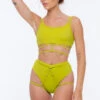Nona Perkasa Moonflower Bottoms - Vert -Rad Store MoonflowerVert01