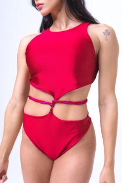 Sorte Infinity Bodysuit - Reversible Poppy Red 19 Sorte Infinity Bodysuit - Reversible Poppy Red -Rad Store NFINITY Red Pink 10