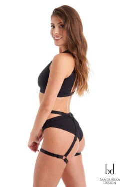 Bandurska New Moon Suspender Accessory - Black -Rad Store NewMoon 1