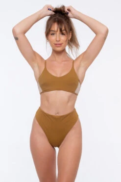 Nona Perkasa Night Lily Top - Brass/Sand -Rad Store NightLilyBrass01 74c86dbd 7e33 4bb4 897d 965ed6299d9f