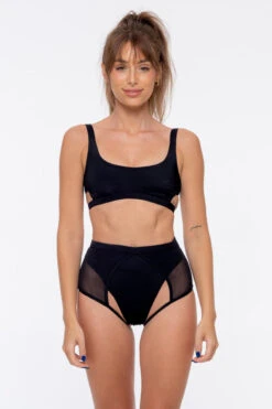 Nona Perkasa Orchid Body Harness - Black/Black -Rad Store OrchidHBLack01