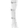 Pleaser USA Flamingo-3028 8inch Thigh High Pleaser Boots - Patent White -Rad Store PJShopifyproducttemplate 3a268a36 34a4 4395 8eff 5d3fd98087f2