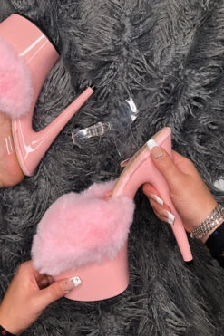 Hella Heels On Wednesdays Stilettos - 7inch -Rad Store PinkOnWednesdays7inchfluffybirthdaystiletto