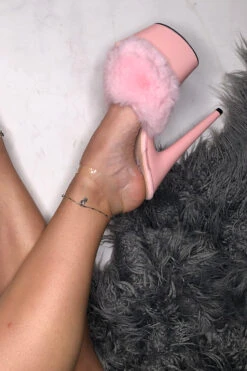 Hella Heels On Wednesdays Stilettos - 7inch -Rad Store PinkOnWednesdays7inchfluffybirthdaystiletto 1