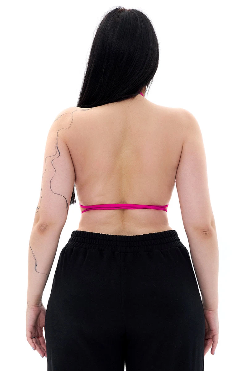 MÆD Bikini Top - Matte Pink 4 MÆD Bikini Top - Matte Pink - Image 2