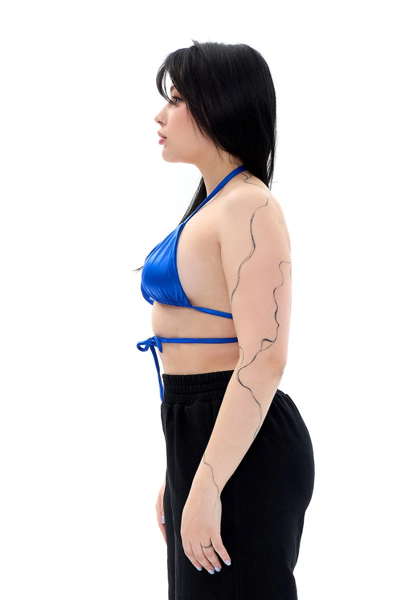 MÆD Bikini Top - Glam Blue 5 MÆD Bikini Top - Glam Blue - Image 4