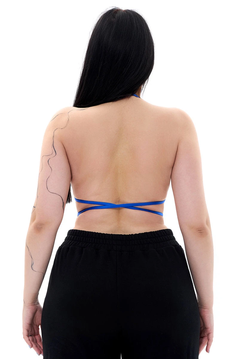 MÆD Bikini Top - Glam Blue 3 MÆD Bikini Top - Glam Blue - Image 2