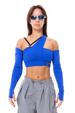 MÆD Kitana Top - Matte Electric Blue -Rad Store RIMG8530F