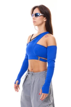 MÆD Kitana Top - Matte Electric Blue -Rad Store RIMG8532F