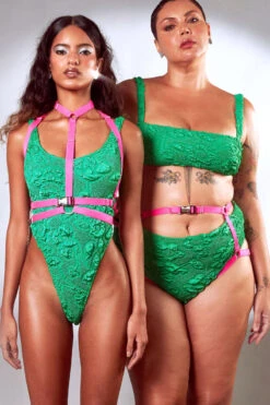 Rolling Lara Top Harness - Neon Pink -Rad Store Rolling12