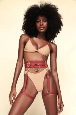 Rolling Halo Harness - Wine Bronze