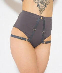 Tatiana Activewear Tokio Shorts - Charcoal 23 Tatiana Activewear Tokio Shorts - Charcoal -Rad Store SHORTS COVER PHOTO