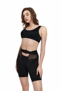 Hamade Activewear Buckle Cycling Shorts - Black -Rad Store SS05