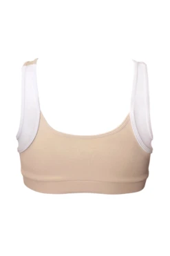 Hamade Activewear Asymmetric Top - Beige -Rad Store SS23 12