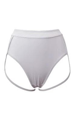 Hamade Activewear Mesh-side Garter Bottoms - Light Grey -Rad Store SS23 27