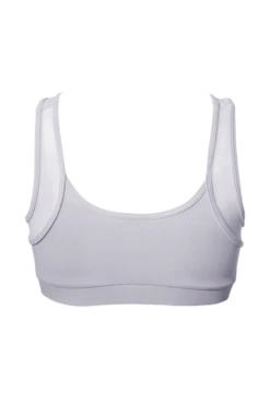 Hamade Activewear Asymmetric Top - Light Grey -Rad Store SS23 30
